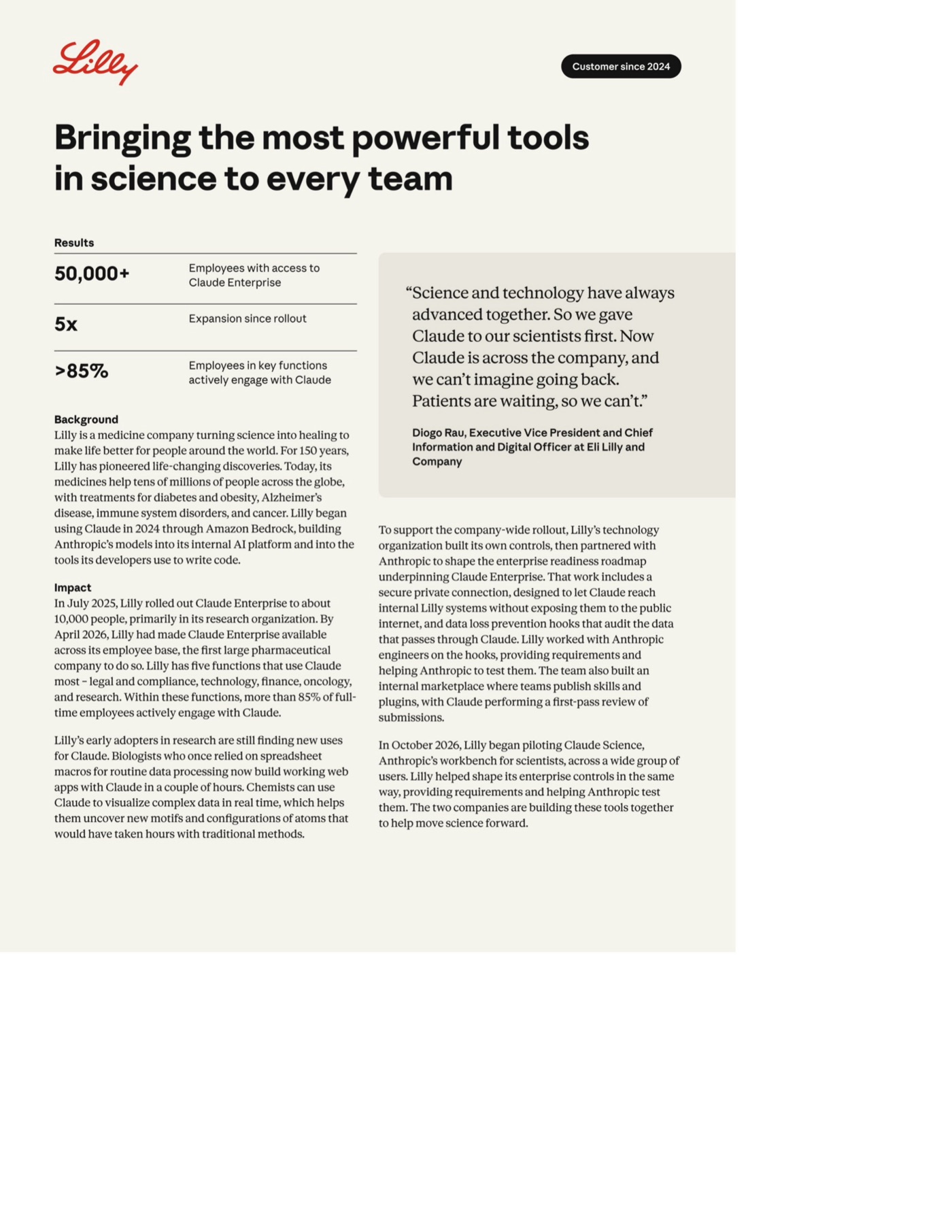 Lilly case study page