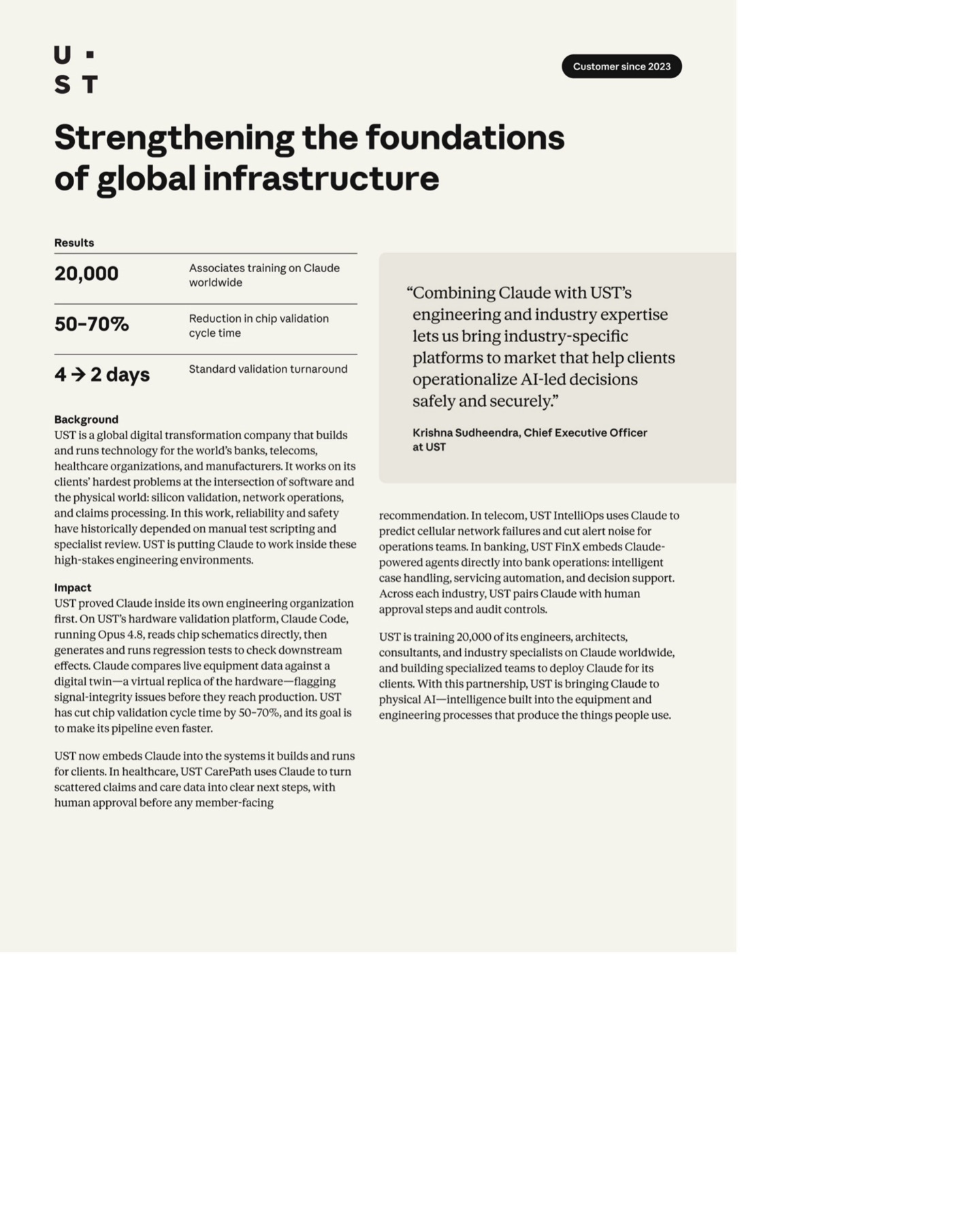 UST case study page